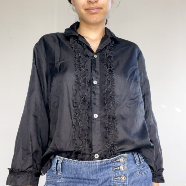 camisa con volados