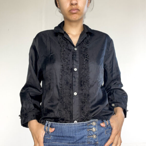 camisa con volados - Imagen 5