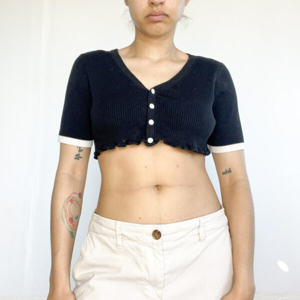 Crop top negro SALE