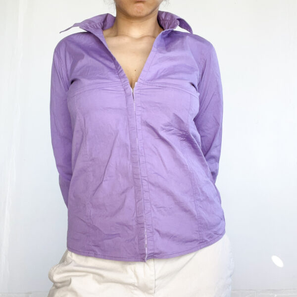 camisa lila SALE - Imagen 2