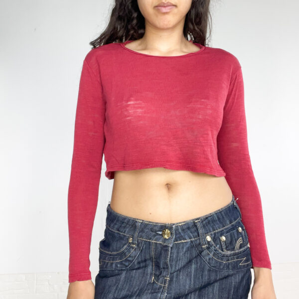 crop manga larga SALE - Imagen 3