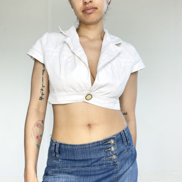 camisa crop - Imagen 3