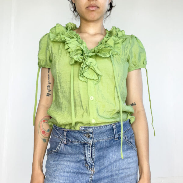 camisa con volados SALE - Imagen 6