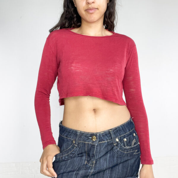 crop manga larga SALE - Imagen 5