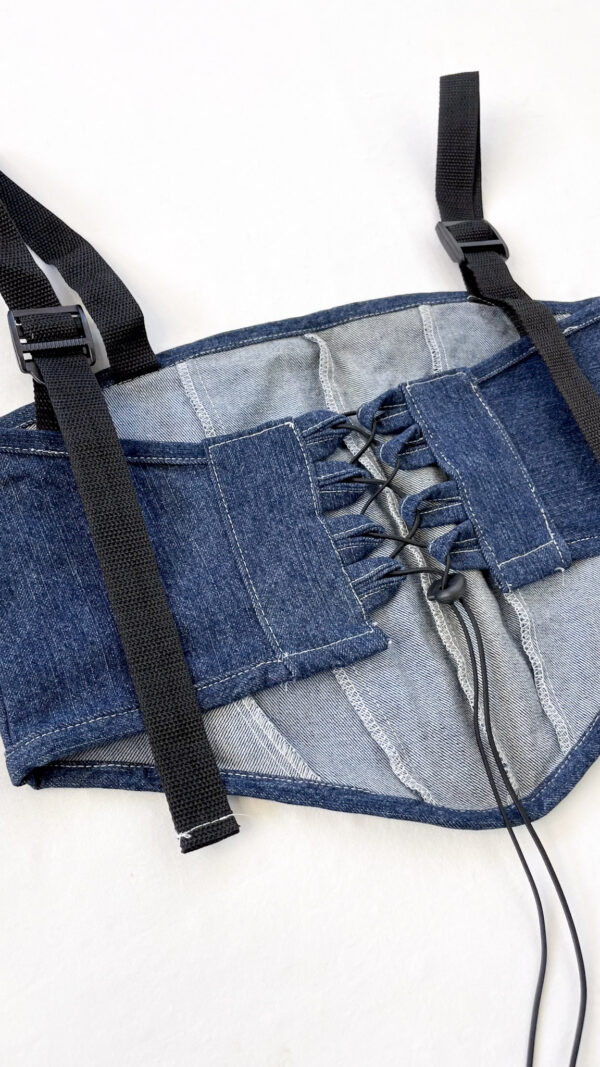 corset de jean reworked - Imagen 2