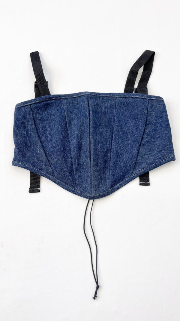 corset de jean reworked - Imagen 4