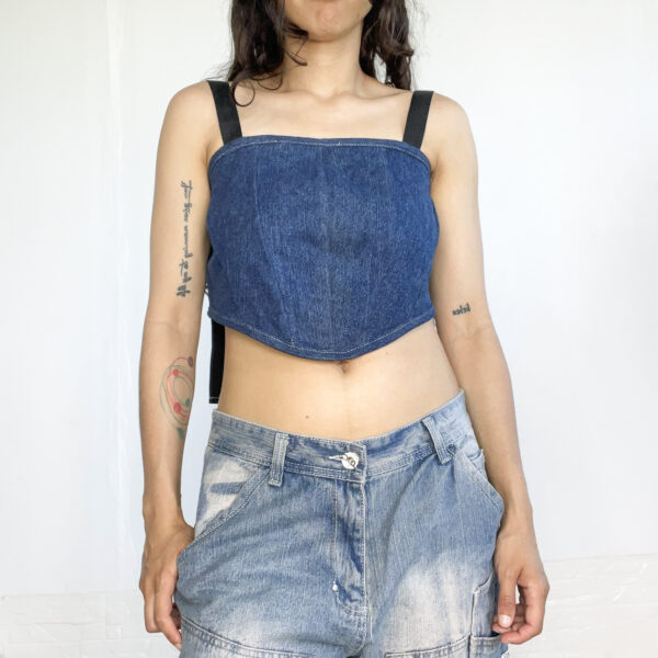 corset de jean reworked - Imagen 7