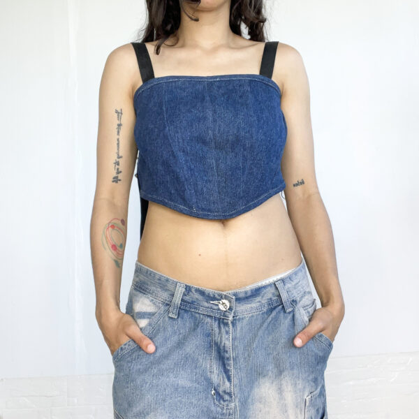 corset de jean reworked - Imagen 8