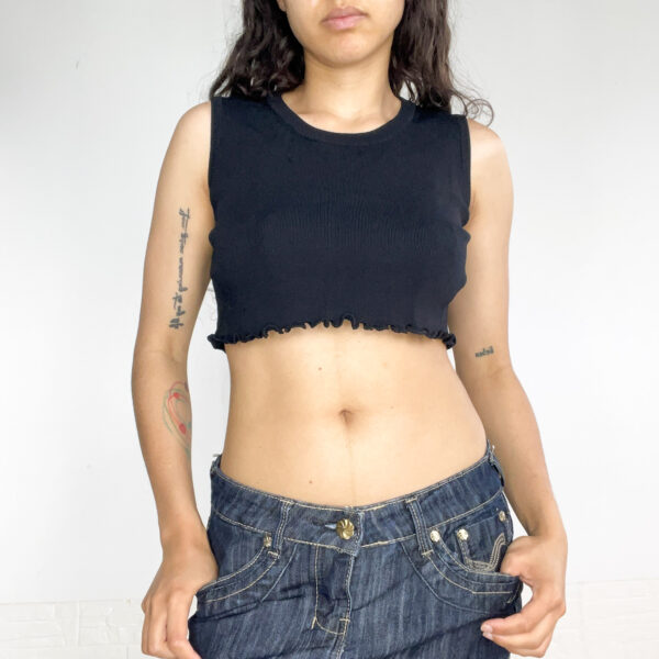 Crop negro SALE