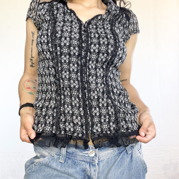 Camisa con encaje - Imagen 3