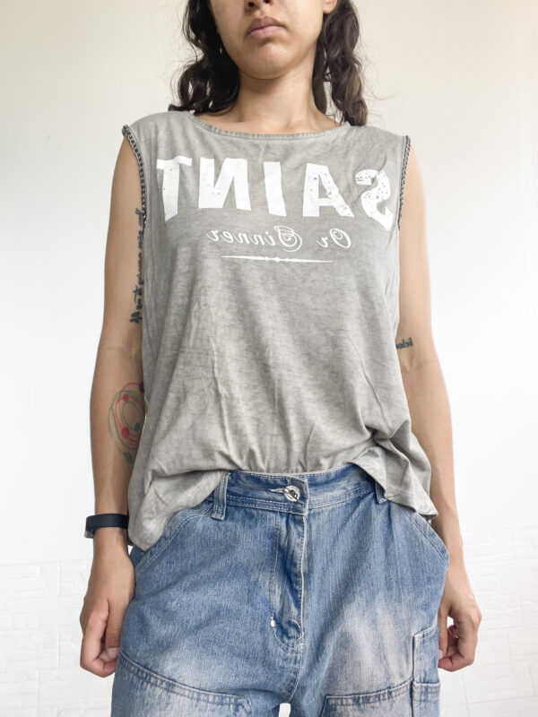 Musculosa con estampa SALE