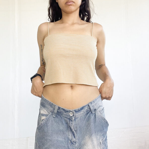 crop top a rayas SALE - Imagen 5