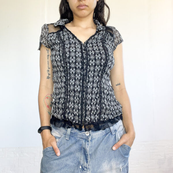 Camisa con encaje - Imagen 6