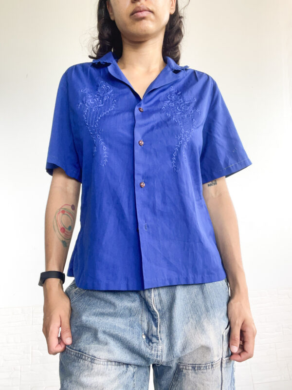 camisa azul SALE - Imagen 6