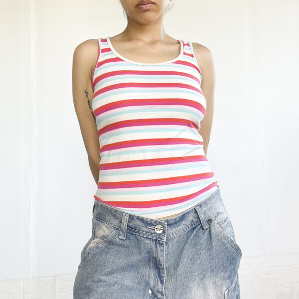 musculosa a rayas SALE - Imagen 3