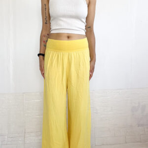 Pantalon de algodon amarillo SALE