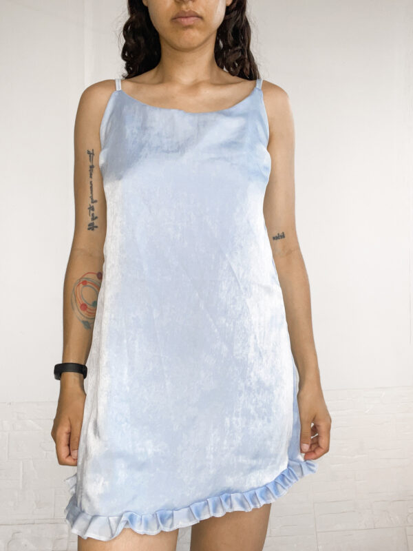 vestido celeste SALE - Imagen 6
