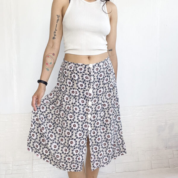 pollera midi estampada SALE