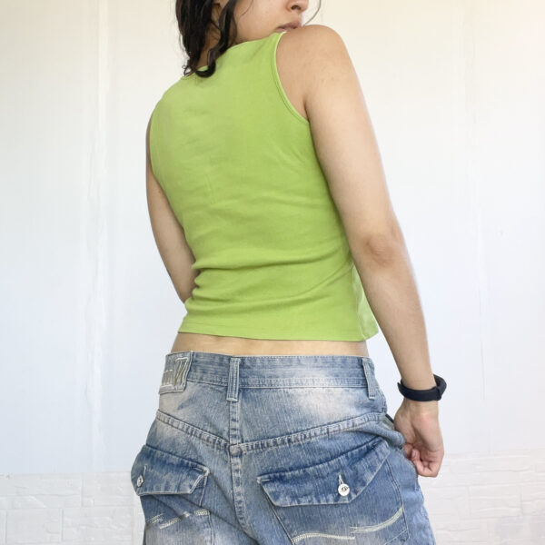 musculosita de algodón verde - Imagen 5