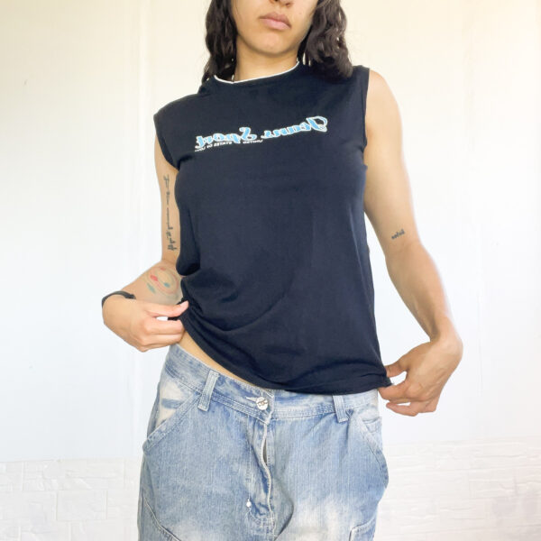 musculosa estampada