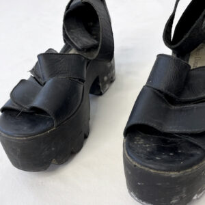 sandalias negras SALE