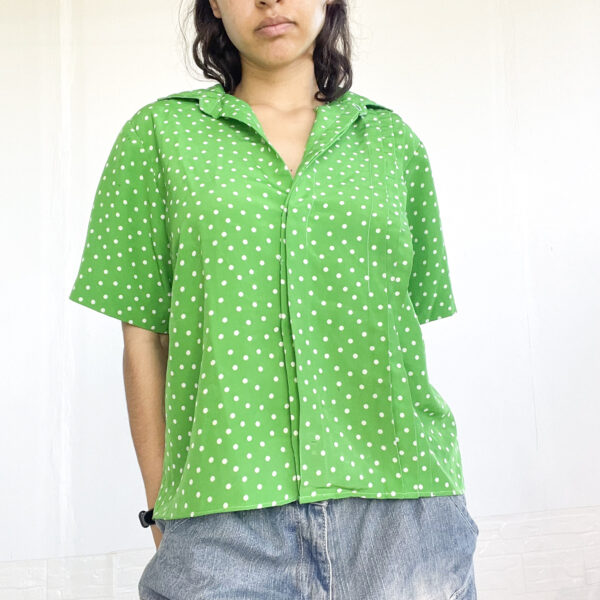 camisa verde SALE - Imagen 3