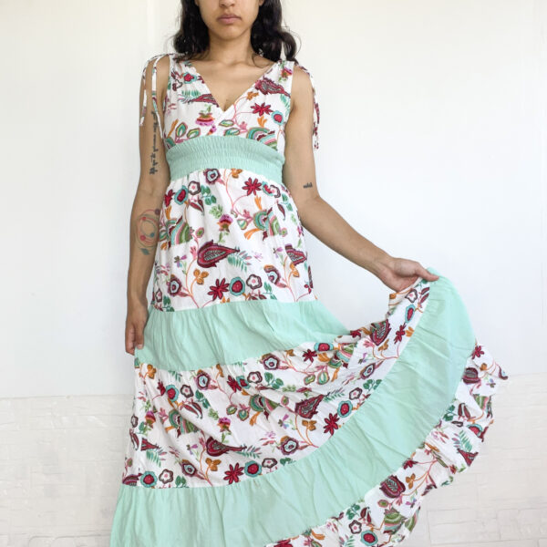 vestido largo estampado SALE