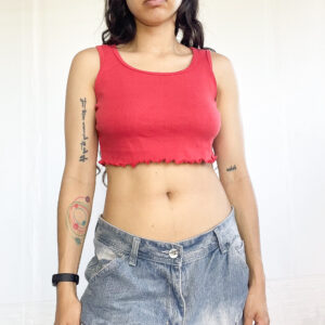 crop top rojo SALE