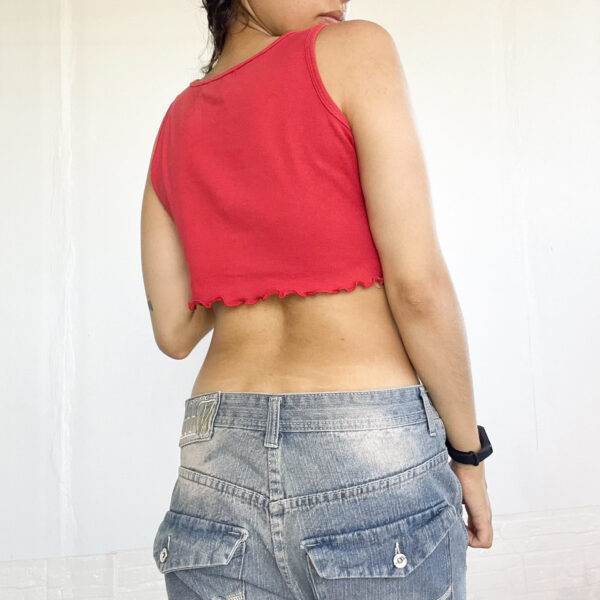 crop top rojo SALE - Imagen 5