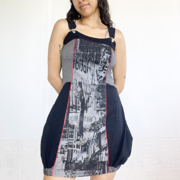 vestido estampado