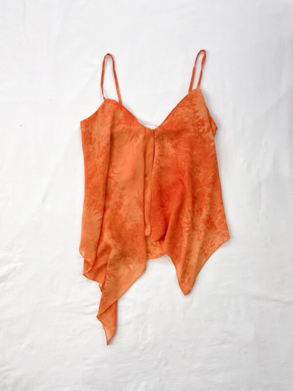 top asimetrico naranja - Imagen 12