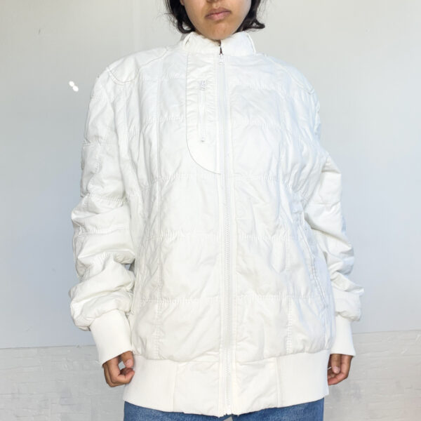 campera bomber blanca - Imagen 4