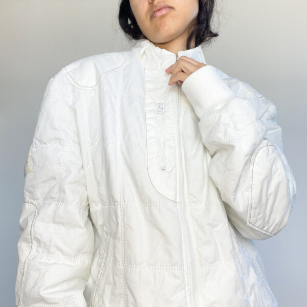 campera bomber blanca - Imagen 7