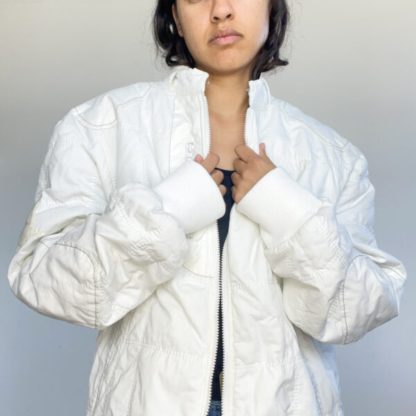 campera bomber blanca - Imagen 8