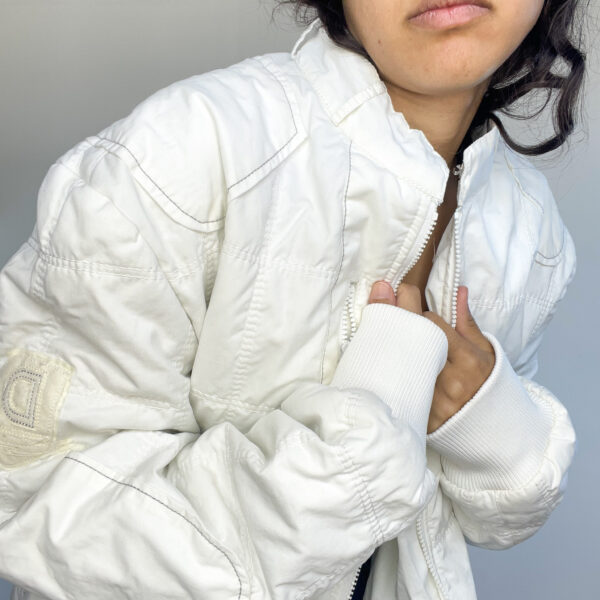 campera bomber blanca - Imagen 11