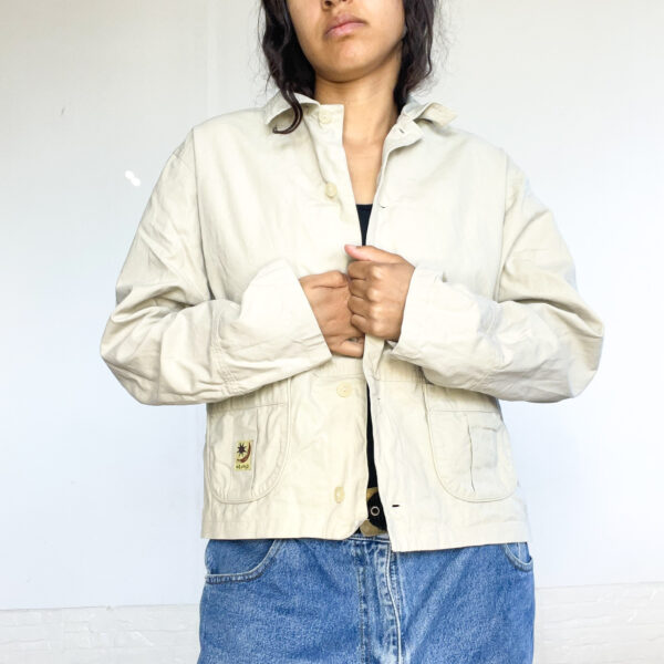 campera beige - Imagen 2