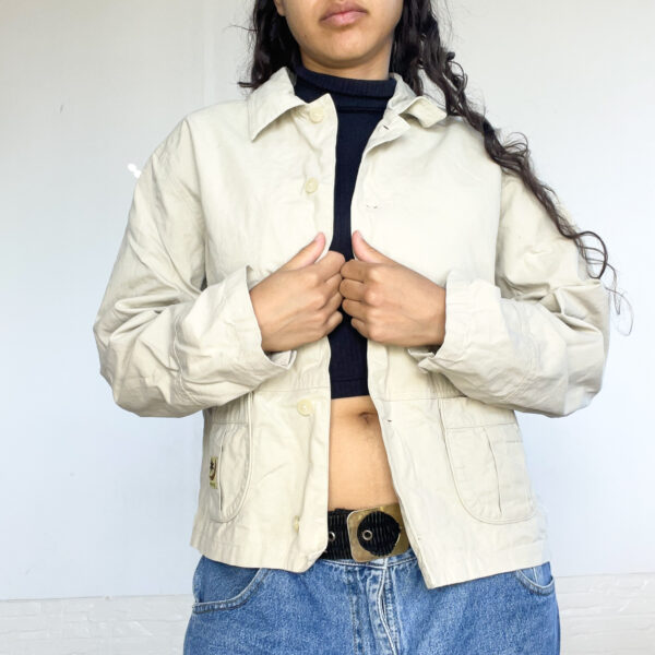 campera beige - Imagen 7