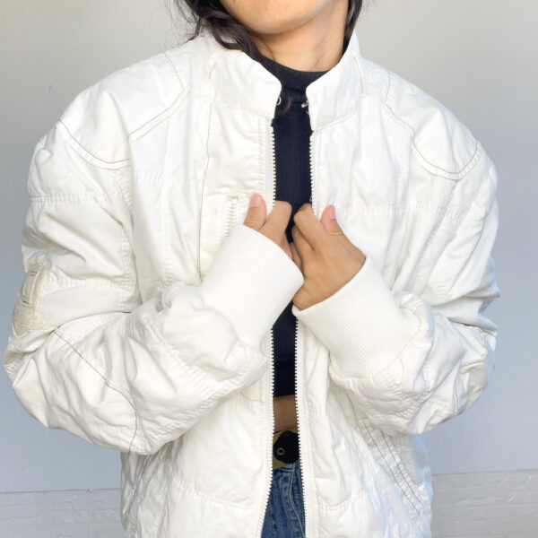 campera bomber blanca - Imagen 12