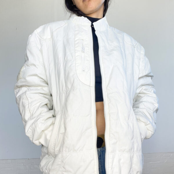 campera bomber blanca - Imagen 14