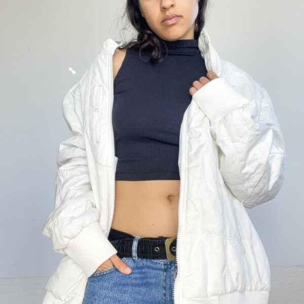 campera bomber blanca - Imagen 16
