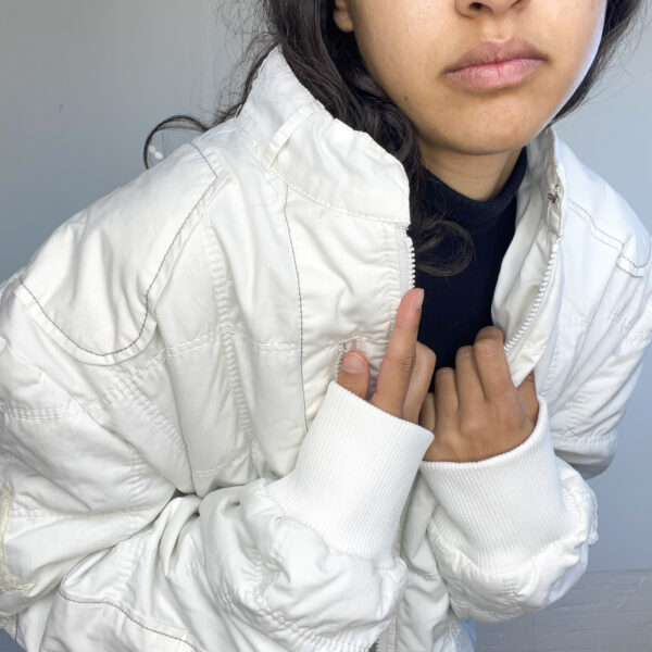 campera bomber blanca - Imagen 18