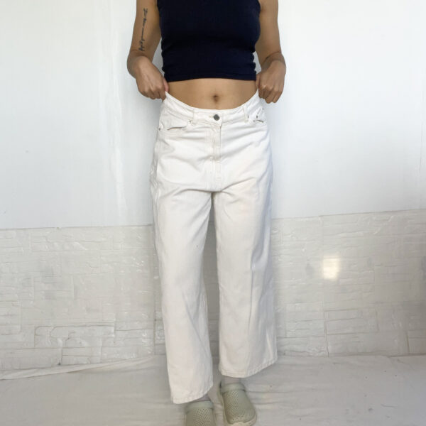 Jean ancho tiro alto - Imagen 3