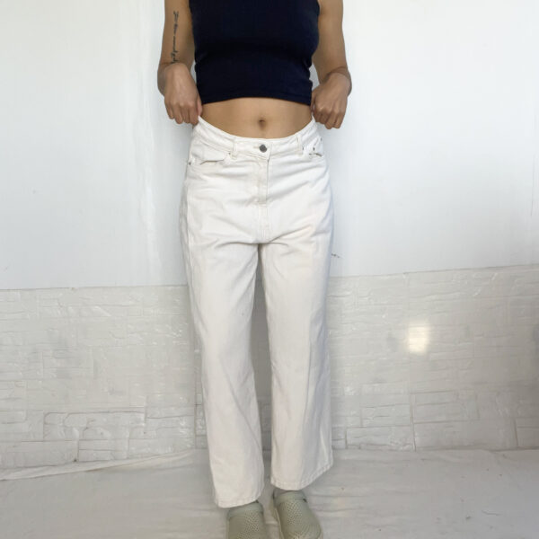 Jean ancho tiro alto - Imagen 5
