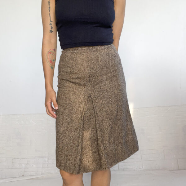 pollera midi de paño