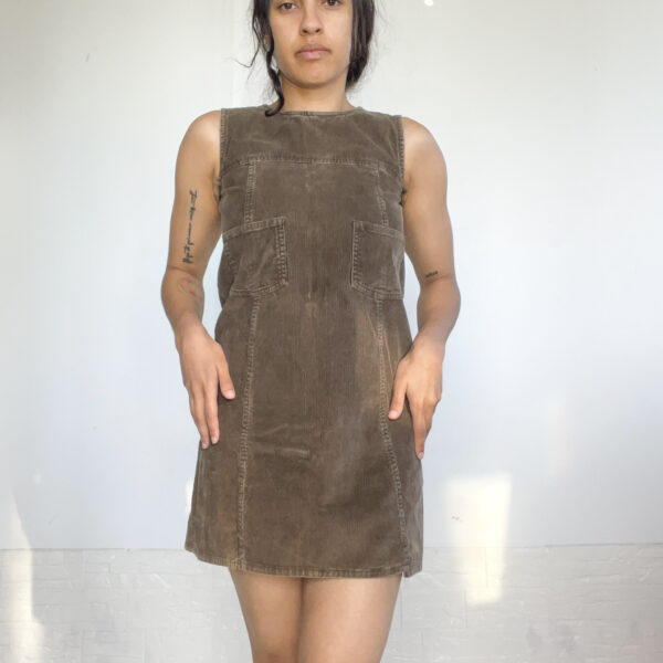 vestido de pana