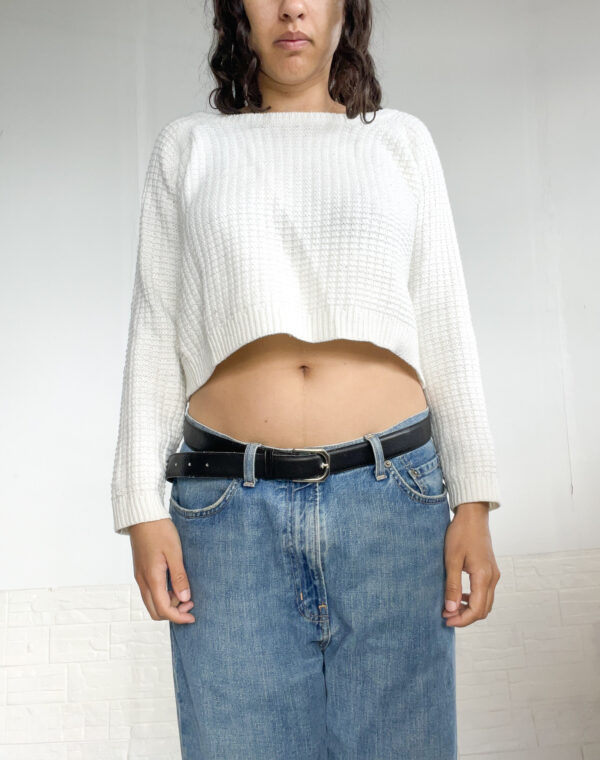 Buzo tejido crop SALE - Imagen 5