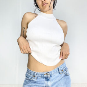 top de hilo blanco