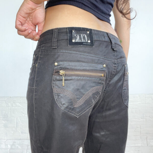 Pantalon de cuerina marrón - Imagen 6