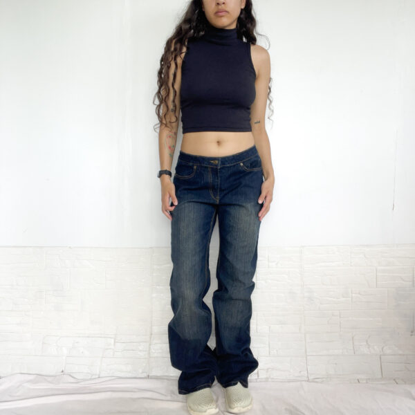 Pantalon de jean ancho - Imagen 2