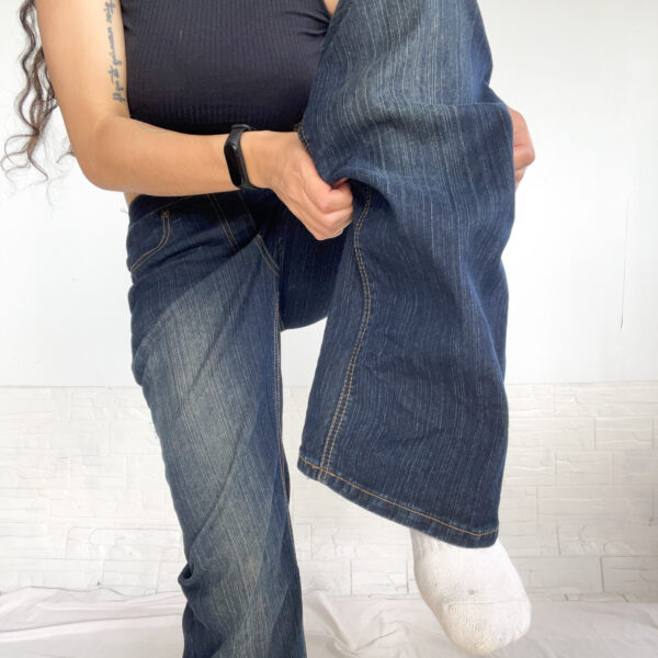 Pantalon de jean ancho - Imagen 5